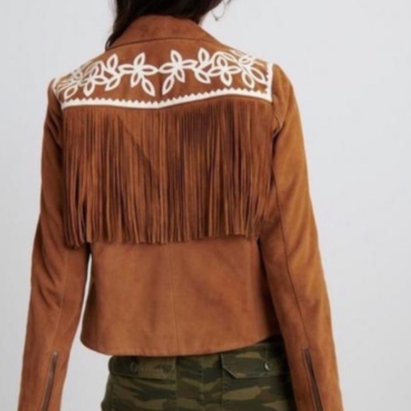Lucky Brand Suede Western Biker Jacket NWT - XL☘️🦋🤠🧲 - Picture 1 of 5